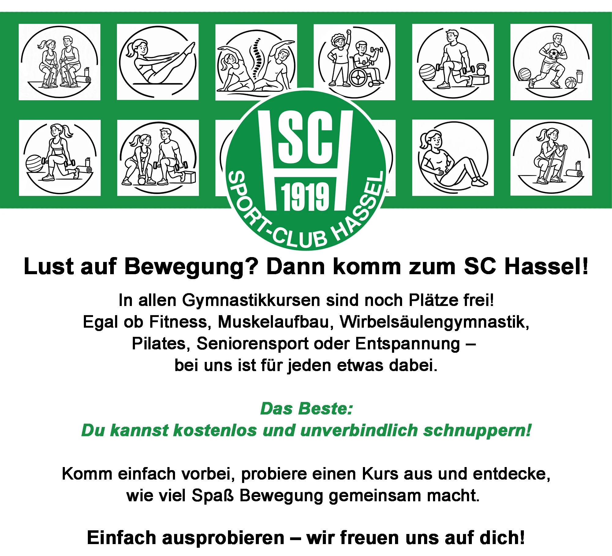 Freie Plätze
